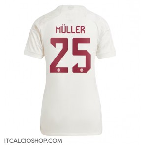 Bayern Munich Thomas Muller #25 Terza Maglia Femmina 2023-24 Manica Corta